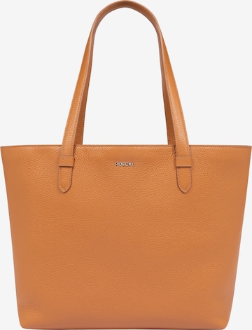 Cabas 'CARLA SHOPPER LARGE' Roeckl en orange : devant