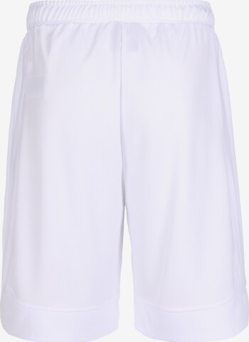 SPALDING Loose fit Workout Pants 'Hustle' in White
