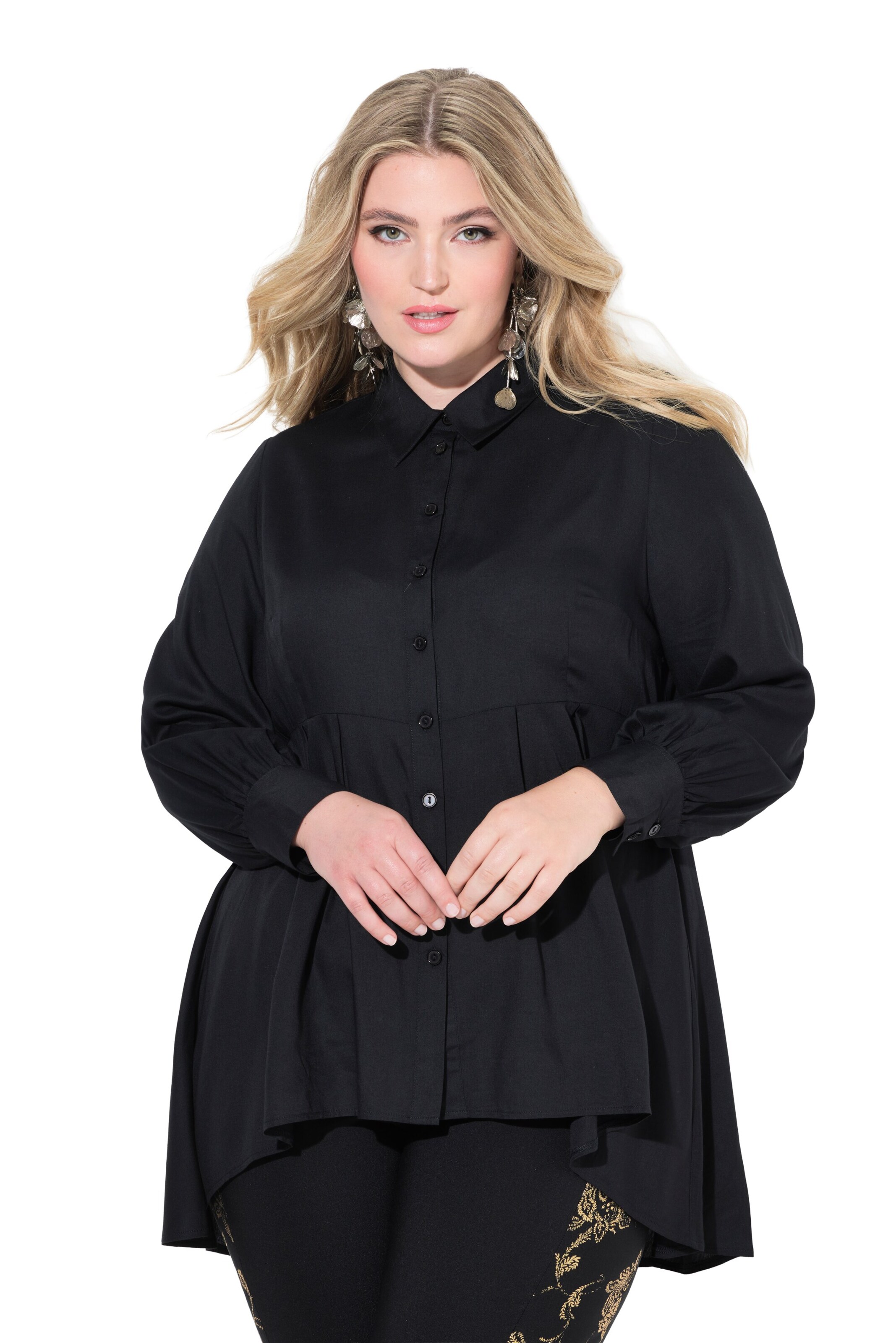 MIAMODA Blouse in Black: front