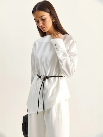 Chemisier Bianco Lucci en blanc