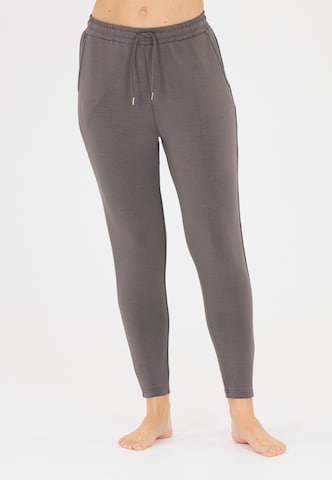 Athlecia Regular Sweatpants 'Jacey' in Braun: Vorderseite
