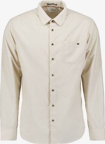 No Excess Overhemd in Beige: voorkant