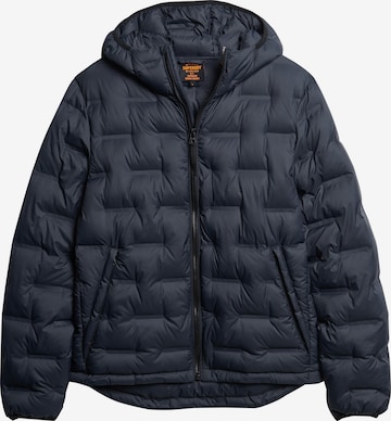 Superdry Tussenjas in Blauw: voorkant