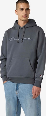 Sweat-shirt 'Sudadera champion antracita icons embroidered toned logo' Champion -DO NOT USE- en gris : devant