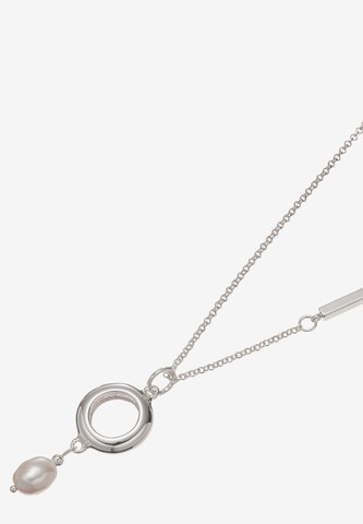 Leslii Halskette 'Pearls' in Silber