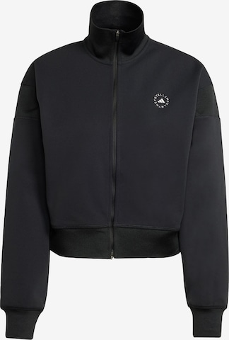 ADIDAS BY STELLA MCCARTNEY Спортивная кофта 'Knitted Track' в Черный: спереди