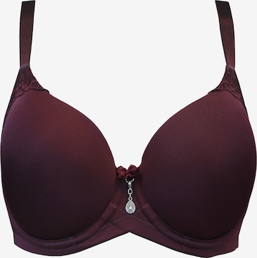 SugarShape T-shirt Bra in Purple: front