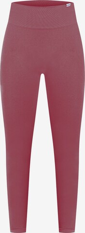 Skinny Pantalon de sport 'Pro' Smilodox en rouge : devant