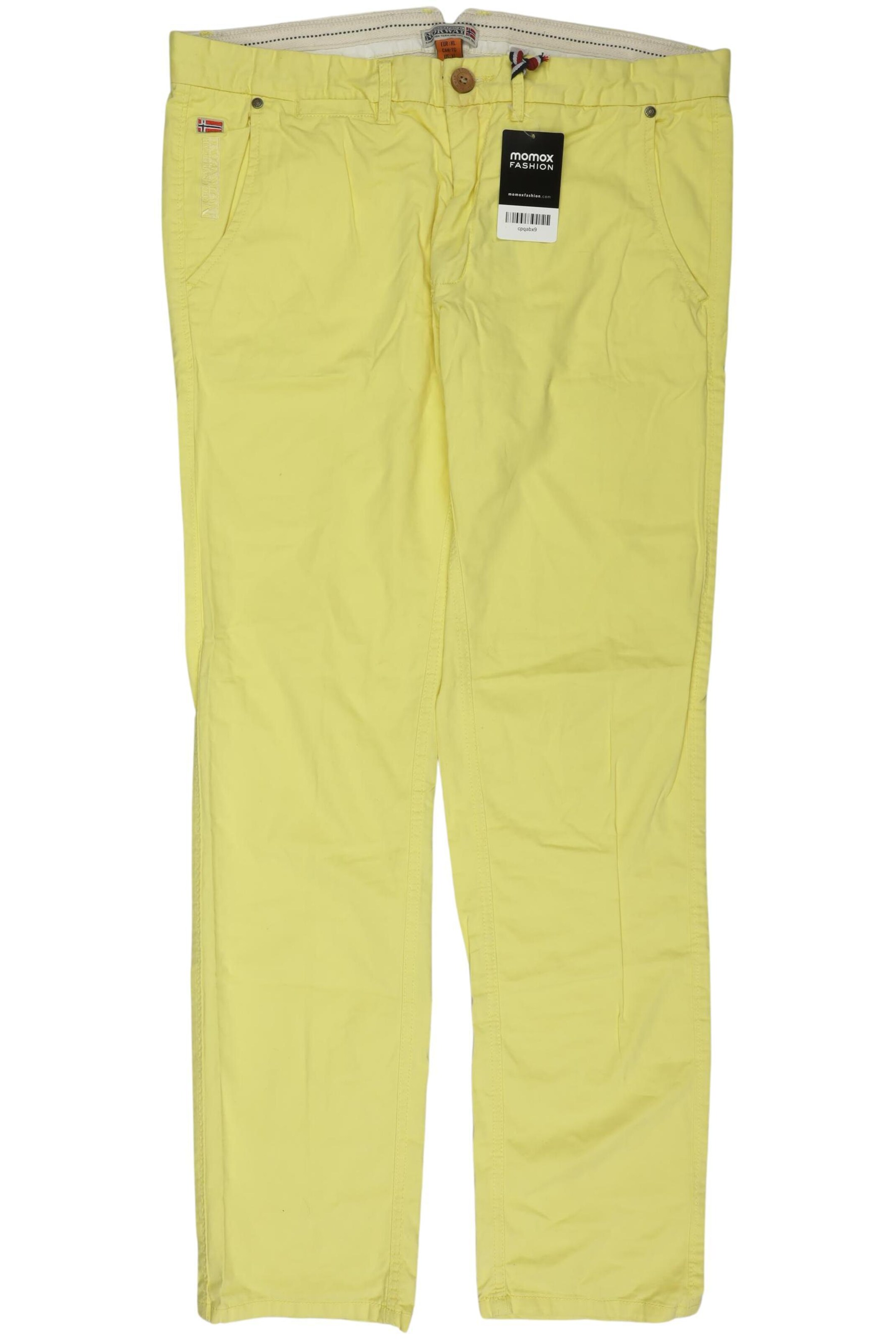 GEOGRAPHICAL NORWAY Stoffhose 40 in Gelb: Vorderseite