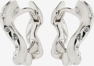 Pilgrim Earrings 'Evra' in Silver: front