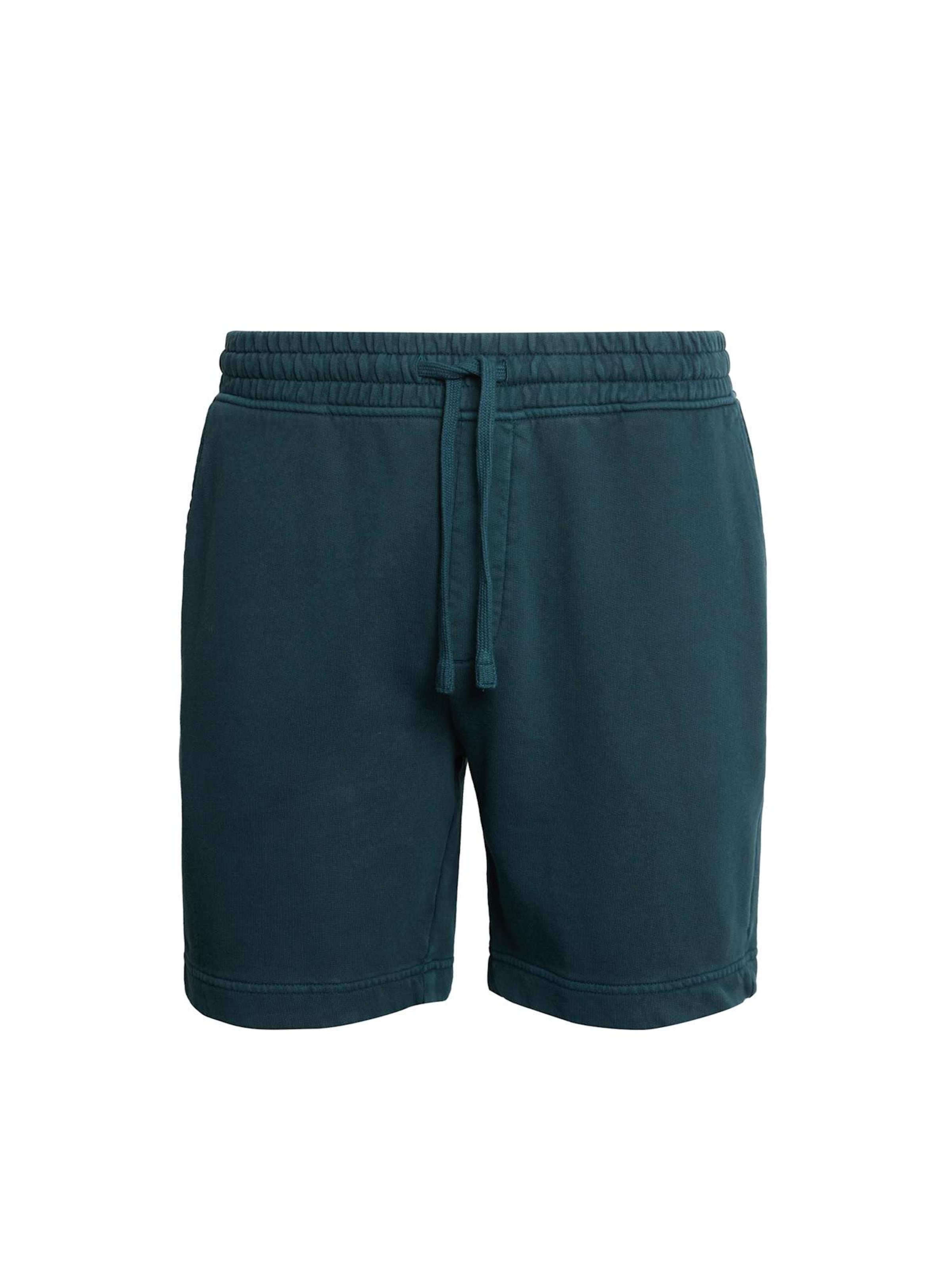Marks & Spencer Regular Broek in Groen: voorkant
