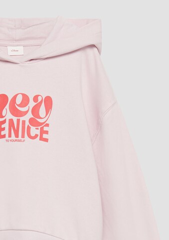 s.Oliver Sweatshirt in Pink