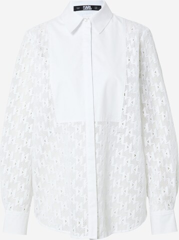 Karl Lagerfeld Blouse in White: front