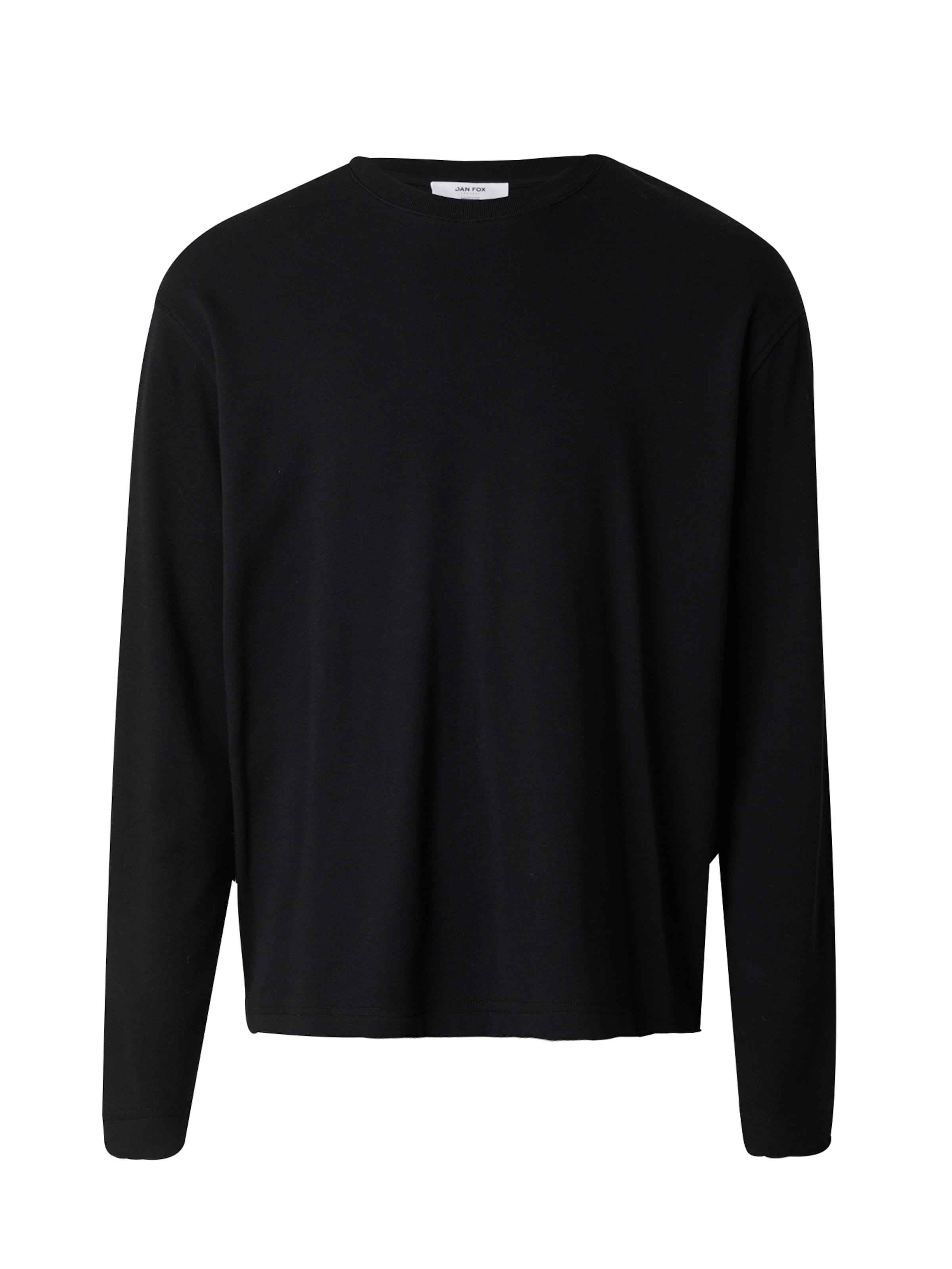 DAN FOX APPAREL Majica 'Miko' | črna barva: sprednja stran