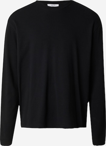 DAN FOX APPAREL Koszulka 'Miko' w kolorze czarny: przód