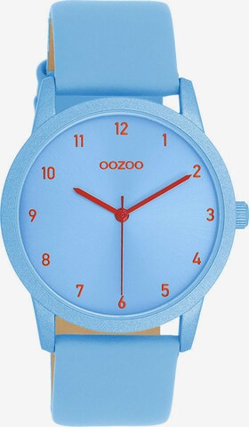 OOZOO Analog Watch in Blue: front