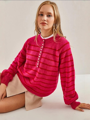Pullover di Bianco Lucci in rosa