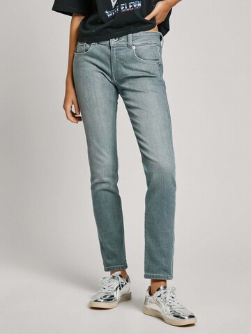 Pepe Jeans Slimfit Jeans 'New  Brooke' in Blauw: voorkant