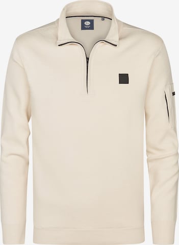 Petrol Industries Trui 'Aspen' in Beige: voorkant