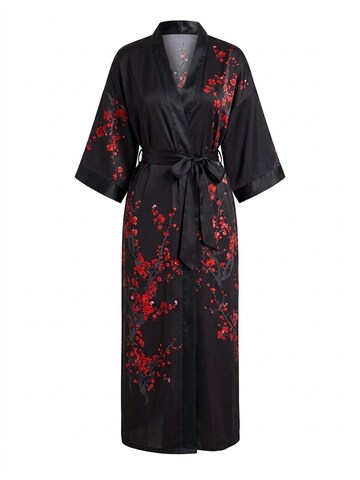 Vivi Idee Dressing Gown in Black: front