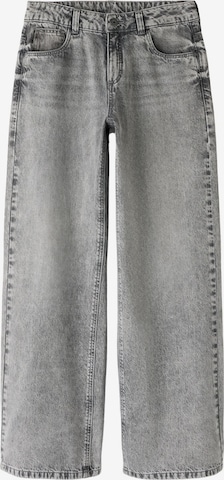 pilka TWO SOON Plačios klešnės Džinsai: priekis