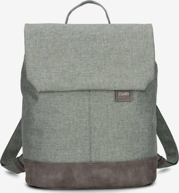 ZWEI Backpack 'Olli OR13' in Green: front