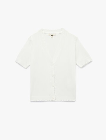 Koton Knit Cardigan in White