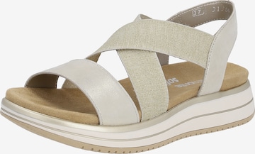 REMONTE Sandals in Beige: front