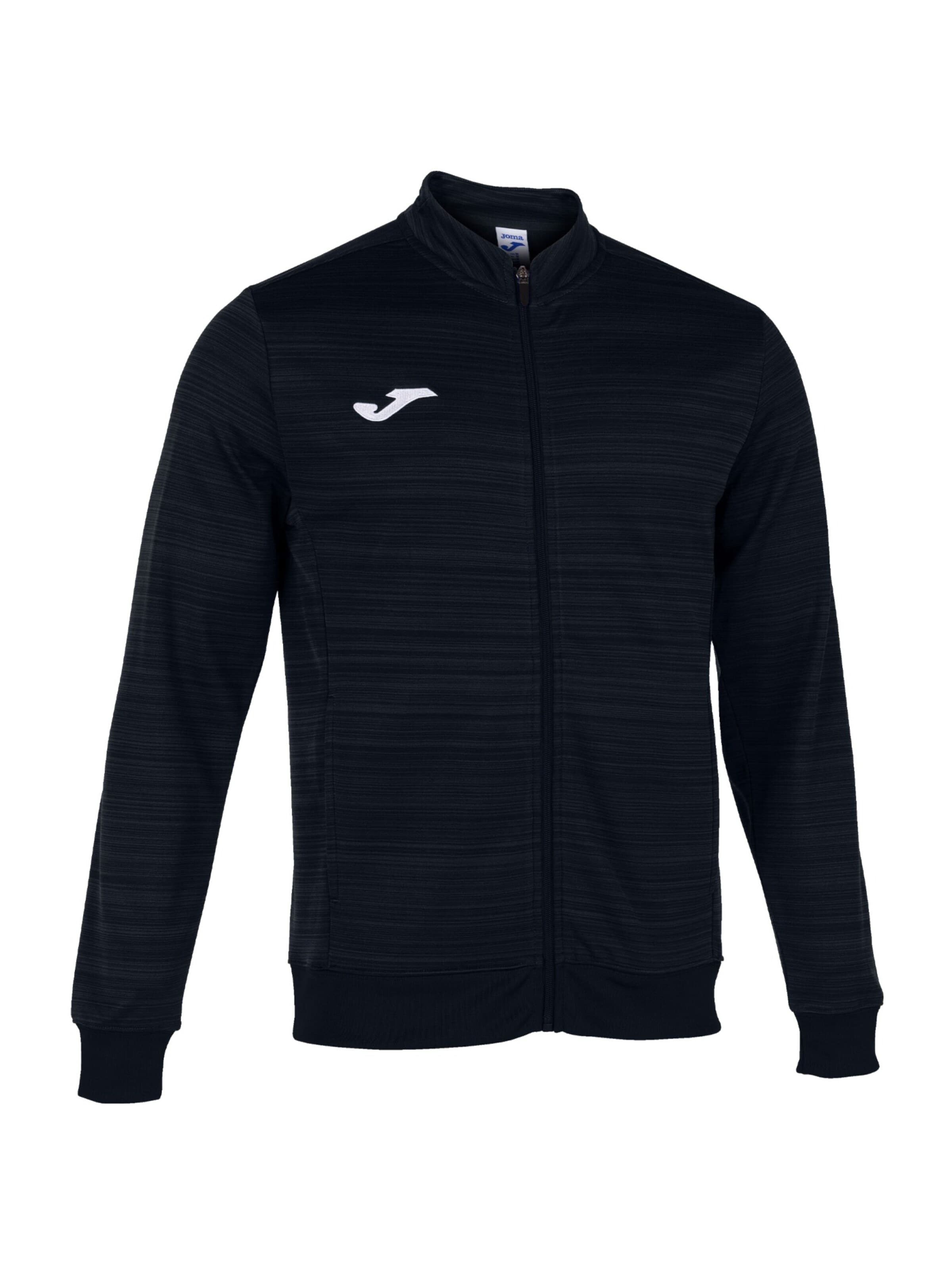 JOMA Sweatshirt 'Joma Grafity III Full Zip Sweatshirt' in Zwart: voorkant