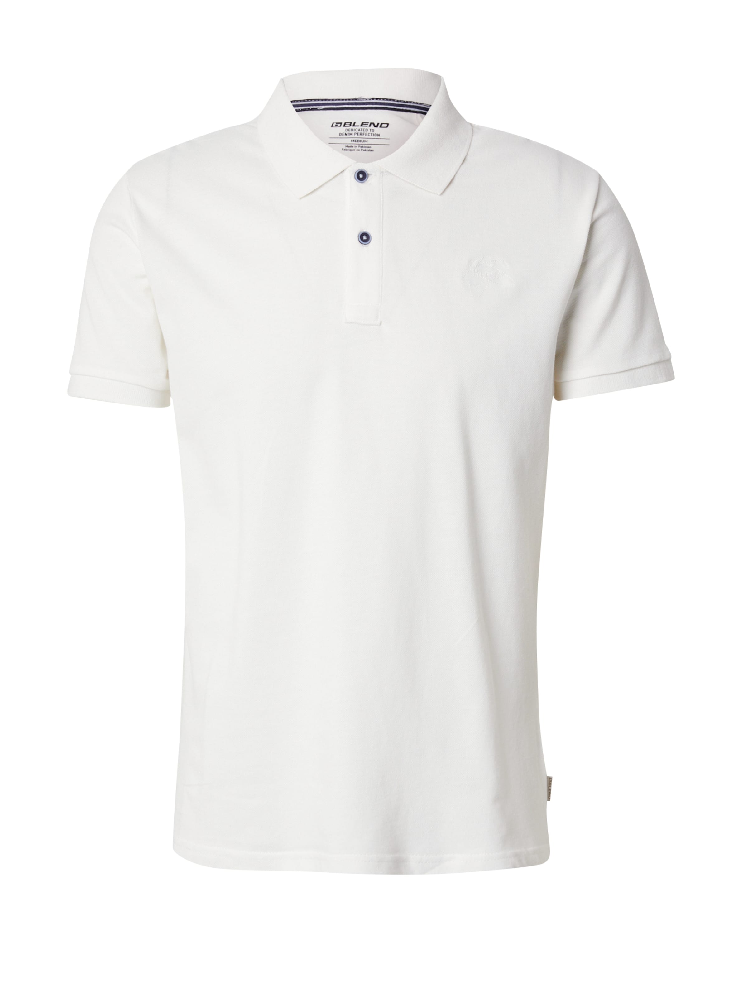 BLEND Poloshirt 'ERIC' in Weiß: Vorderseite