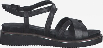 TAMARIS Strap Sandals in Black