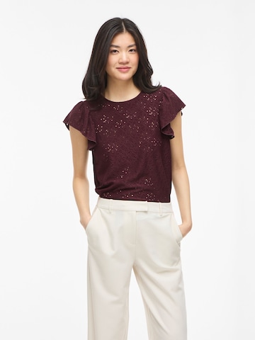 VILA Blouse 'VIKawa' in Rood: voorkant