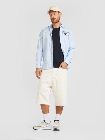 CAMP DAVID Regular fit Button Up Shirt 'Cruise North' in Blue