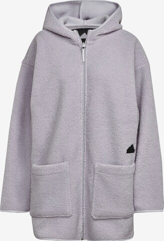 ADIDAS SPORTSWEAR Sportsweatjacka 'Polar Fleece Long ' i lila: framsida