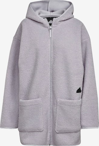 purpurinė ADIDAS SPORTSWEAR Sportinis džemperis 'Polar Fleece Long ': priekis
