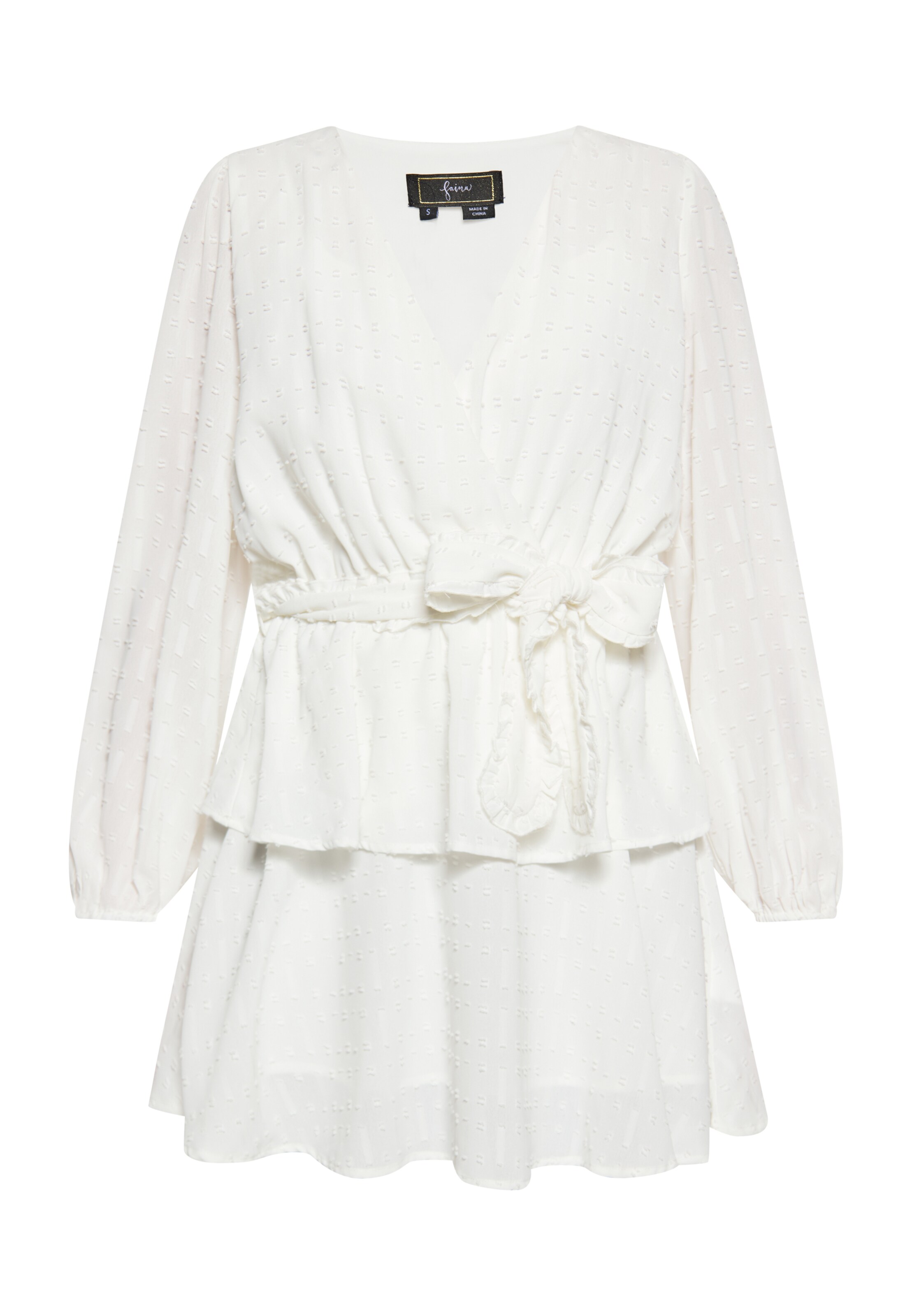 faina Klänning i vit: framsida