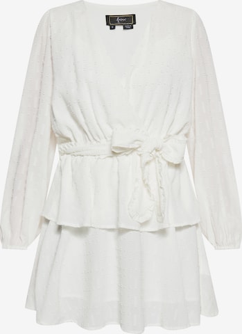 faina Φόρεμα σε λευκό: μπροστά