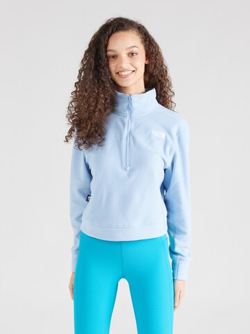 THE NORTH FACE Sporttrui '100 GLACIER' in Blauw: voorkant