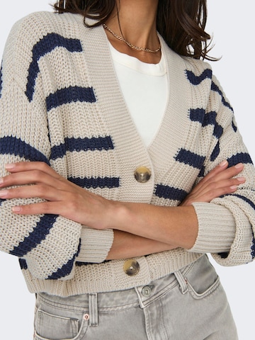 ONLY Strickjacke 'ONLCarol' in Grau