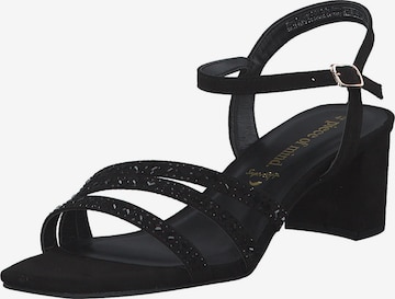 Idana Sandale in Schwarz: Vorderseite