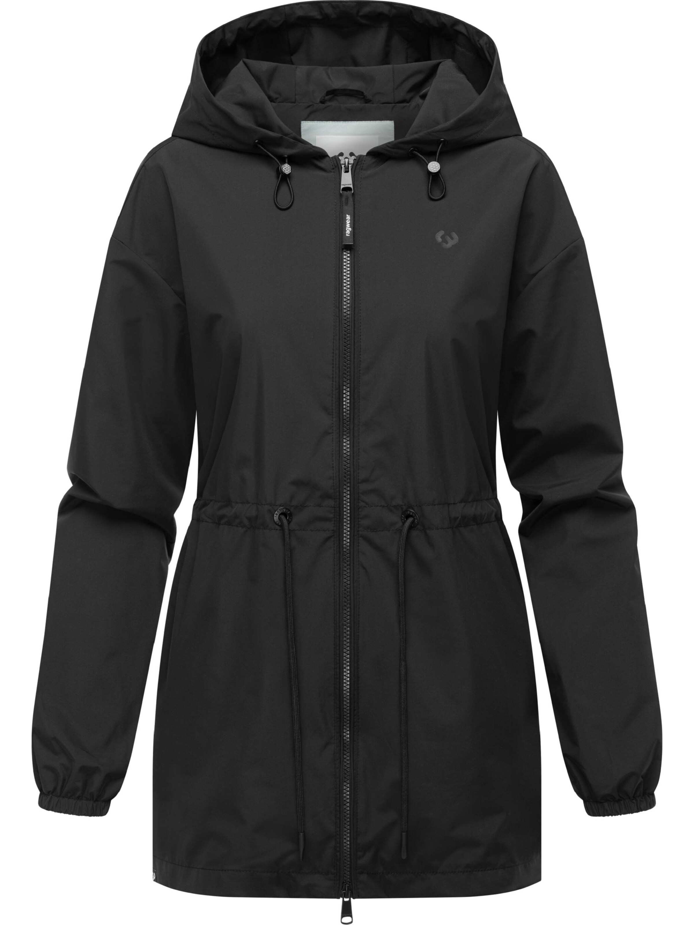Ragwear Outdoorjacke 'Monadissimo A' in Schwarz: Vorderseite
