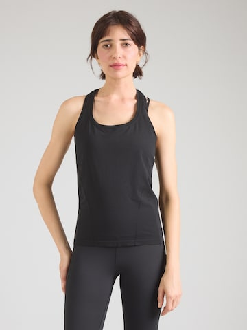 Fabletics Sportovní top – černá: přední strana