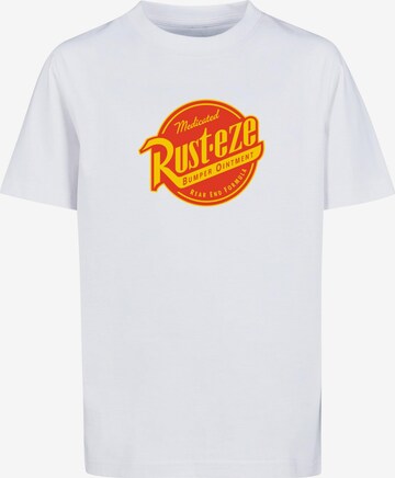 ABSOLUTE CULT Shirt 'Cars - Rust-eze' in White: front