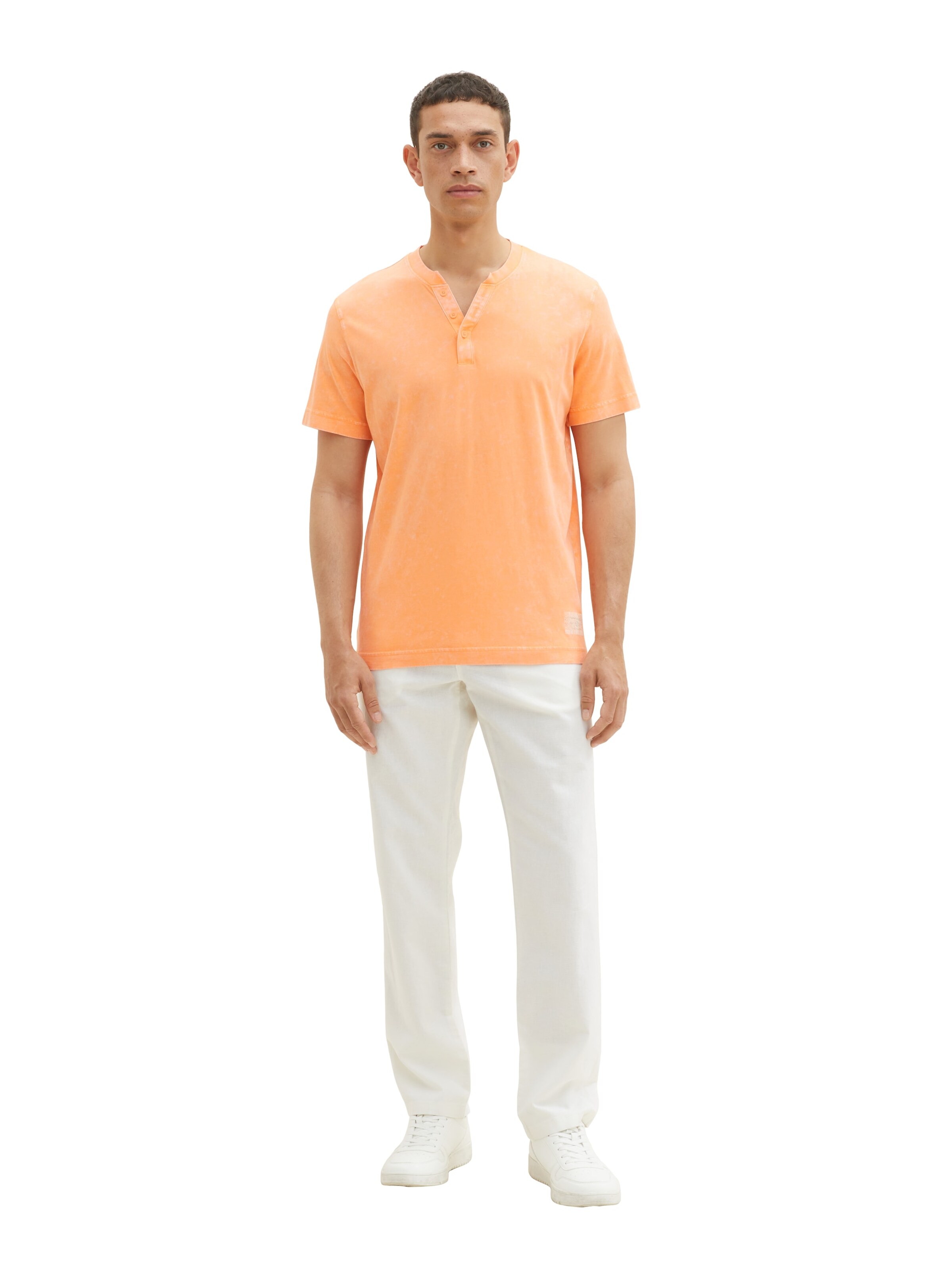 TOM TAILOR Shirt 'Serafino' in Oranje