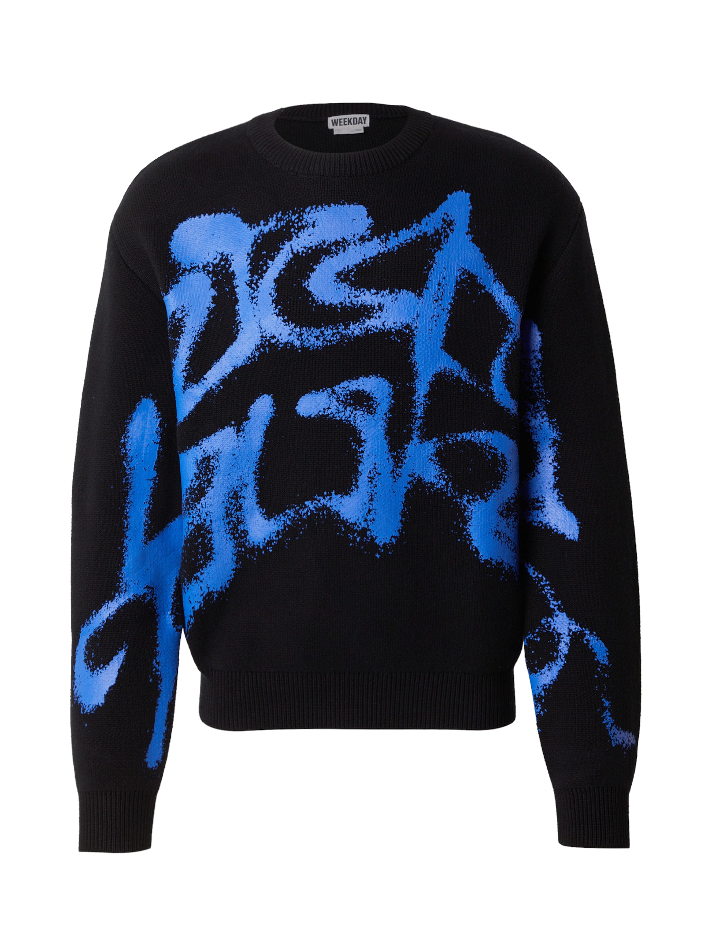 WEEKDAY Sweater 'Emilio' in Black: front