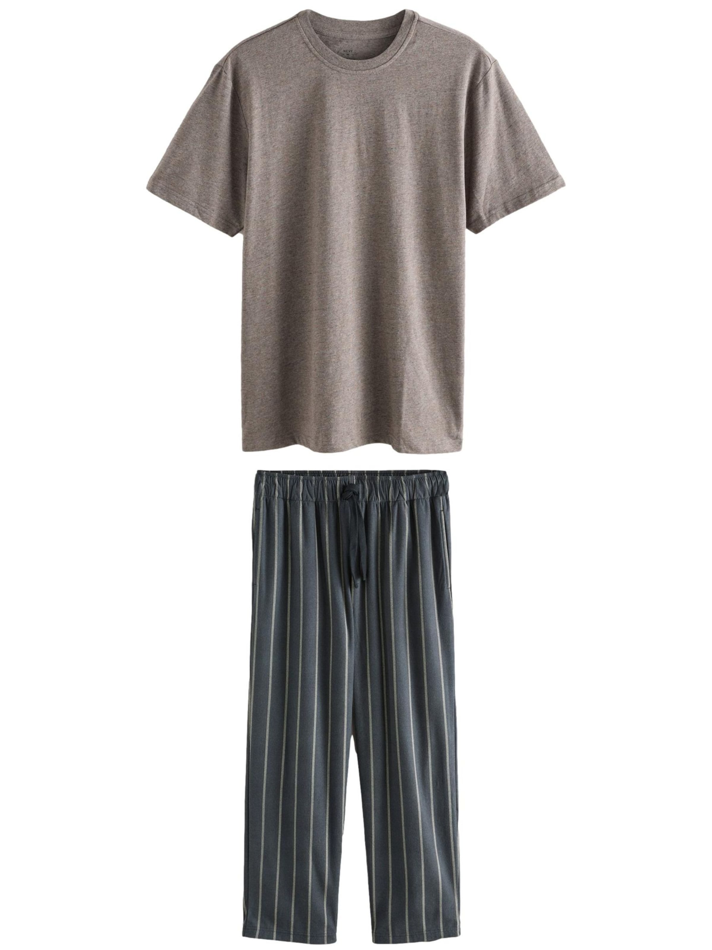 Pyjama long Next en bleu : devant