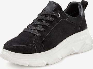 LASCANA - Zapatillas deportivas bajas en negro: frente