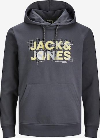 JACK & JONES Sweatshirt 'DUST' i grå: framsida
