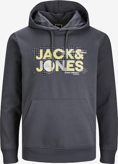 JACK & JONES Collegepaita 'Dust' koossa S värissä vaaleankeltainen / vaaleanharmaa / tummanharmaa / valkoinen, Tuotenäkymä