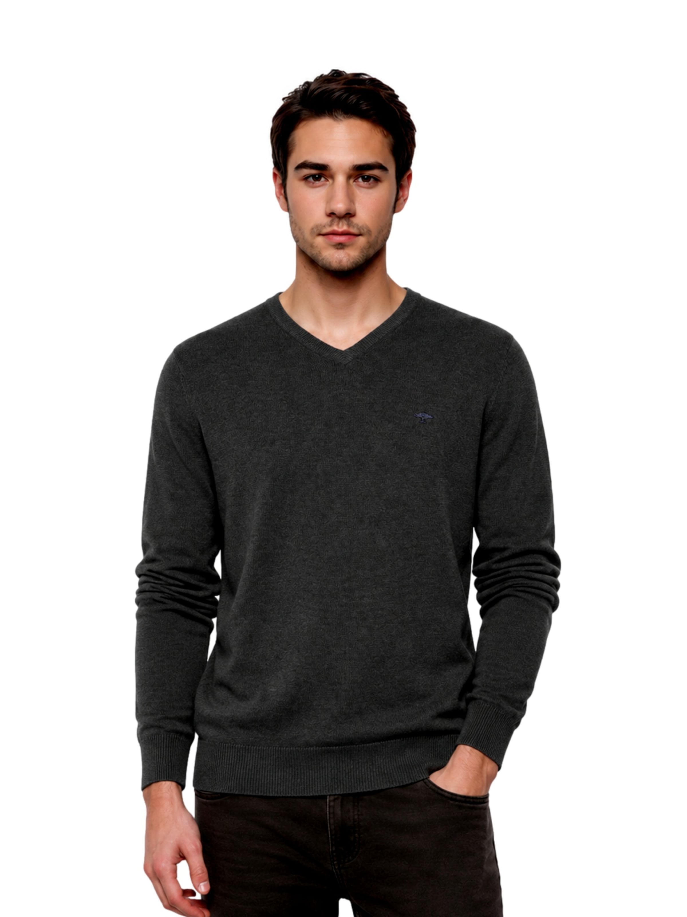 FYNCH-HATTON - Jersey en negro: frente